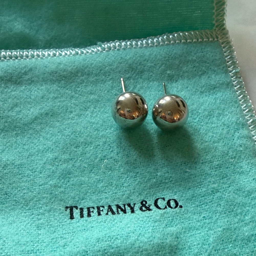 Tiffany & Co. HardWear Silver Ball Earrings - 10mm